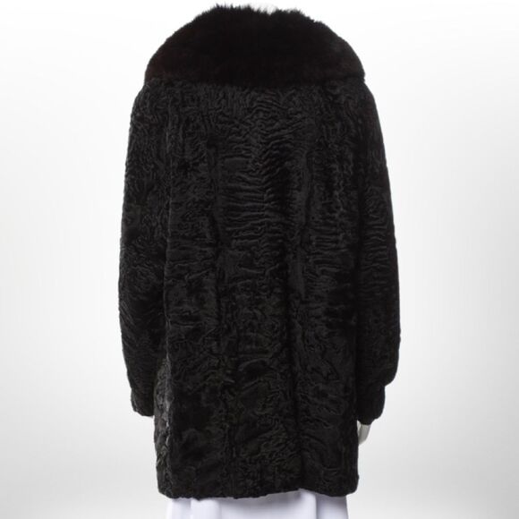 Fabulous 1950s/ 1960s vintage Swakara Fur Jacket - Picture 8 of 11